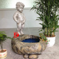 garden resin boy peeing fountain